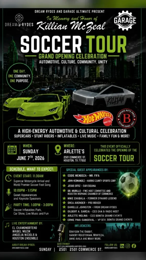 Soccer Tour Grand Opening Celebration